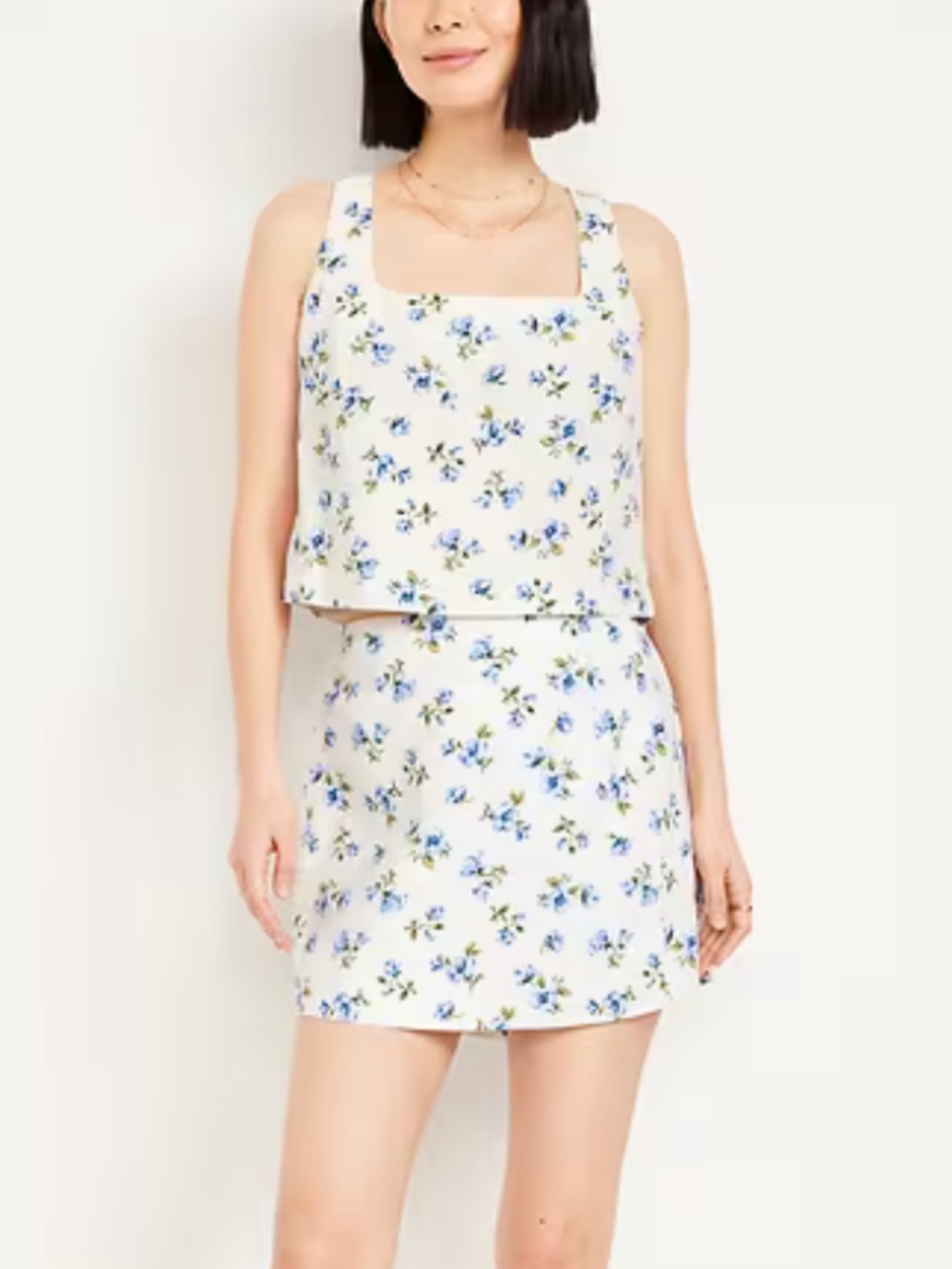 Old Navy Floral Mini Skort